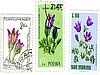 Briefmarken mit Pulsatilla