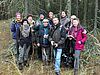 Teilnehmer Flechtenkartierungstreffen Oktober 2016 Lugau (W. Linder)