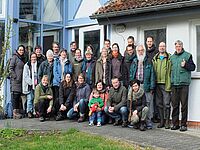 Teilnehmer des 18. Mooskartierungstreffen im NP Nuthe-Nieplitz (W. Linder 2017)