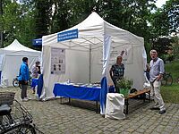 Stand des Botanischen Vereins im Wasserwerk Friedrichshagen