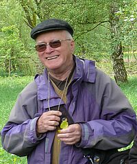 Horst Jage bei einer Exkursion in Katlenburg 2010. (Foto: Volker Kummer)